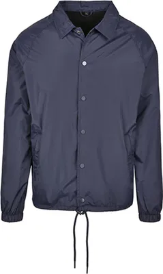Produktbild von Build Your Brand BY128 | Herren Jacke Coach Jacket, Nylon, Futter aus Baumwolle - Farbe: Navy - Größe: L