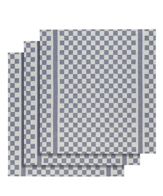 Produktbild von keukenhanddoek 65x70 cm Baumwolledweiss/Kernblau 3 Stück