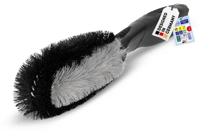 Produktbild von alca® Felgenbürste mit TPR-Griff 31 cm lang I Langlebige Borsten I Gründlich Schonend kratzfrei I für Stahlfelgen, Aluminiumfelgen und Tiefbettfelgen