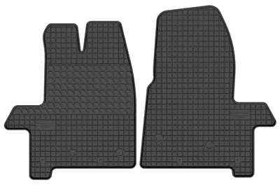Immagine prodotto di Tappetini anteriori in gomma neri per Ford Transit MK8 2018-