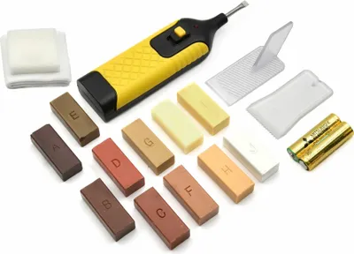 Obrázek produktu pro GEKO Sada na opravu dřevěných povrchů, dřevo, laminát, parkety, korek 17ks G30145