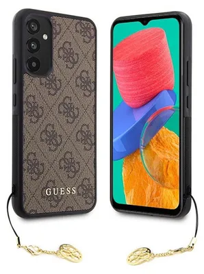 Zdjęcie produktu dla Oryginalne etui GUESS GUHCSA34GF4GBR pasuje do Samsung A34 (4G Charms Collection / różowy)