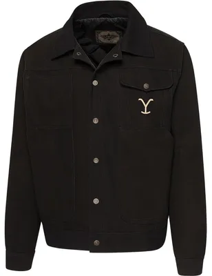 Produktbild von Stars & Stripes YELLOWSTONE Western-Canvasjacke »CARTER« Schwarz