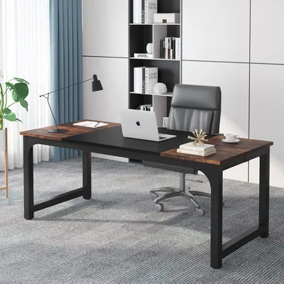 Obrázok produktu pre Veľký priemyselný stôl s rozmermi 180 x 80 cm, robustná pracovná stanica s kovovou konštrukciou