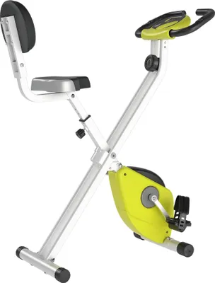 Produktbild von HOMCOM Heimtrainer Fahrradtrainer mit 8 stufig Magnetwiderstand Gelb