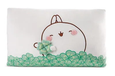Produktbild von Nici Kissen Molang mit Kleeblatt 43 x 25 cm