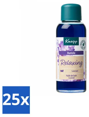 Imagen del producto de 25 unidades de aceite de baño Kneipp, aroma lavanda, 100 ml cada uno. Paquete económico