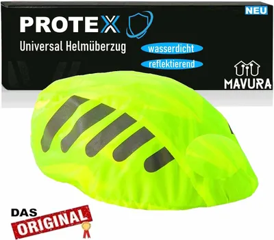 Produktbild von Pokrowiec na kask PROTEX rowerowy pokrowiec przeciwdeszczowy odblaskowy pokrowiec na kask wodoodporny