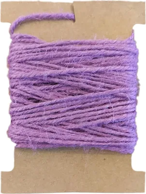 Image de Corde de jute / cordon - 10 mètres - lilas
