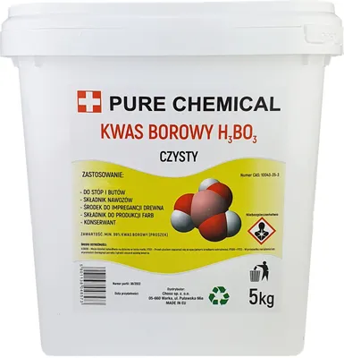 Produktbild von PURE CHEMICAL | Borsäure Pulver | für Füße | 5 kg