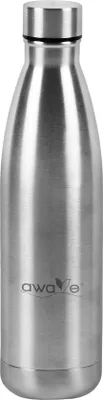 Produktbild von AWAVE® Thermo Trinkflasche 500 ml Edelstahl | Edelstahl matt