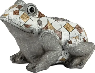 Produktbild von Dekofigur Frosch MOSAIK PREMIUM L. 29cm grau Magnesia Formano Garten S25