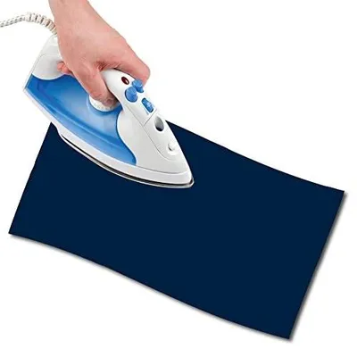 Zdjęcie produktu dla Termonaklejka bawełniana do żelazka prasowania 48X11 5 cm ciemny niebieski