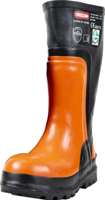 Produktbild von Oregon Schnittschutz Gummistiefel Yukon Orange/Schwarz Größe 43