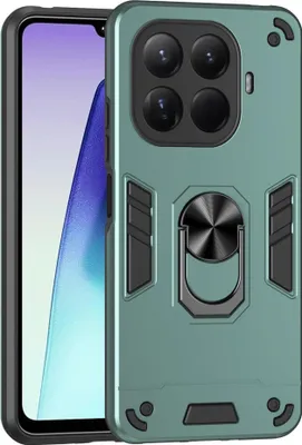 Produktbild von Ring Halterung Hülle für Xiaomi 15T Pro Stoßschutz & Kameraschutz Design Grün