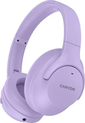 Image de Casque sans fil Canyon OnRiff 10, Bluetooth, microphone, réduction de bruit active, violet