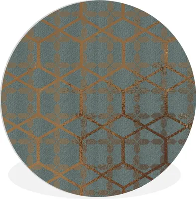 Produktbild von MuchoWow® - Schlafzimmer - Bilder - Der Kreis - Kunst für die Wohnung - Plastik - Kunstdruck - Wandbild