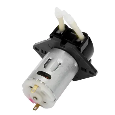 Obrázek produktu pro D-2 2*4 mm DC 24 V DIY peristaltické čerpadlo na kapaliny, dávkovací čerpadlo pro laboratorní analýzy (černé)