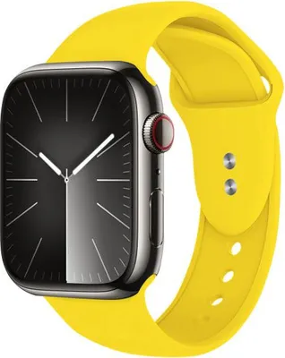 Produktbild von Crong Liquid - Apple Watch Armband 38/40/41/42 mm (Gelb)