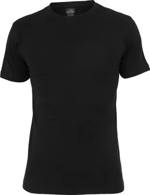 Produktbild von Urban Classics TB168 | Basic T-Shirt für Herren - Farbe: Black - Größe: L