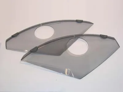 Produktbild von Hesling Mantelsch. 26/28 Getoent Kunststoff Secura grau,transparent