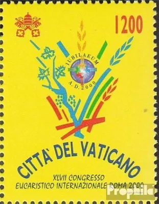 Produktbild von Briefmarken Vatikanstadt 2000 Mi 1351 (kompl.Ausg.) gestempelt Kongreßemblem