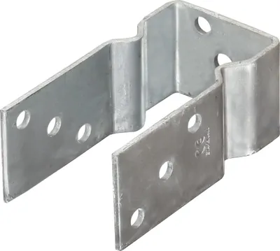 Zdjęcie produktu dla vidaXL Wsporniki słupków 12 sztuk srebrne 7×6×15 cm Stal ocynkowana