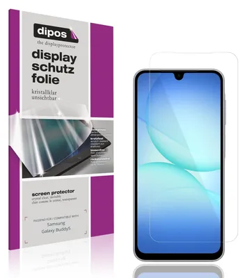 Produktbild von 4x Schutzfolie für Samsung Galaxy Buddy5 klar Displayschutzfolie Folie Display Schutz dipos