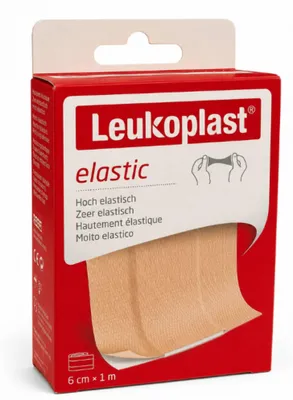 Produktbild von LEUKOPLAST Elastic Pflaster 6 cmx1 m 1St PZN 14219802