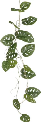 Produktbild von Mica Decorations Monstera Kunstpflanzengirlande - L115 x B34 x H10 cm - Grün