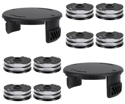 Immagine prodotto di Solidchoice - Set di 8 bobine per tagliaerba con 2 lame di taglio