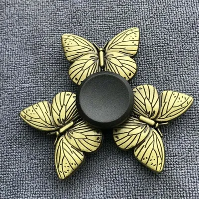 Produktbild von Tinisu Fidget Spinner Kreisel Anti Stress Rainbow Metall Finger ADHS
