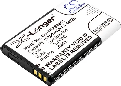 Zdjęcie produktu dla TECHTEK Bateria kompatybilny z [Poly] 2200-86810-001, Rove 30, Rove 40, kompatybilny z [Telekom] A806, kompatybilny z [Vertical] CP2001 IP DECT, RTX