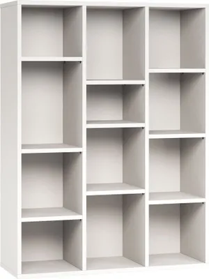 Produktbild von Regal Bellaco 49, Farbe: Weiß - Abmessungen: 151 x 112 x 38 cm (H x B x T)