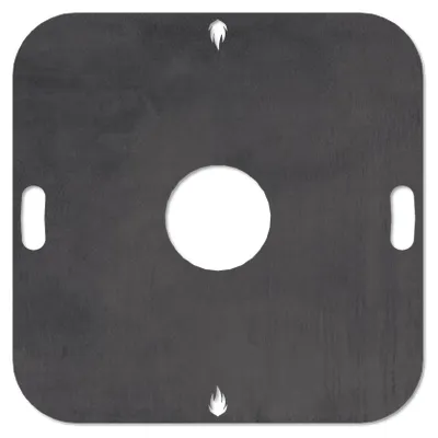 Produktbild von Feuerplatte Grillplatte Grillring für Feuertonne quadratisch 78 x 78 cm