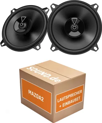 Produktbild von Lautsprecher Boxen Einbaupaket hinten JBL Club3 54F passend für Mazda2 Typ DY | 2x Tief-Mitteltöner mit integriertem Hochtöner 135W MAX