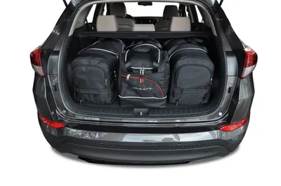 Produktbild von Hyundai Tucson 2015-2020 Kofferraumtaschen Set 4 Stk