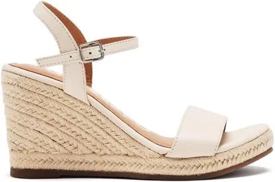 Produktbild von Gioseppo Damen Off-White Sandalen Keilabsatz Leder Jute ZHEPE 71700-P-Off-White