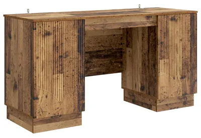 Imagen del producto de vidaXL Escritorio de madera reciclada, 142,5 x 50 x 75 cm, material de madera