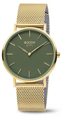Produktbild von Boccia Damen Armbanduhr Trend 3273-12 Titan gelbgold IP
