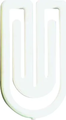 Produktbild von Büroklammern King Klip 50mm VE=10x50 Stück weiß