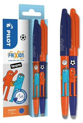 Produktbild von PILOT FriXion Friends Power Duo 2er Set – radierbar, 0,7 mm, Schreibfarbe Blau