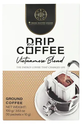 Produktbild von Trung Nguyen Legend Drip Coffee Vietnamese Blend 100g (10x10g)
