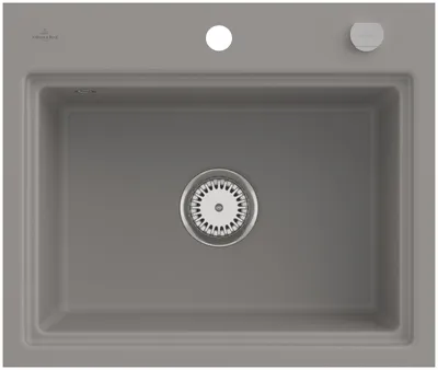 Produktbild von Villeroy & Boch Keramikspüle 33662FKD, Subway Style 60 S Flat Flächenbündige Spüle - inkl.