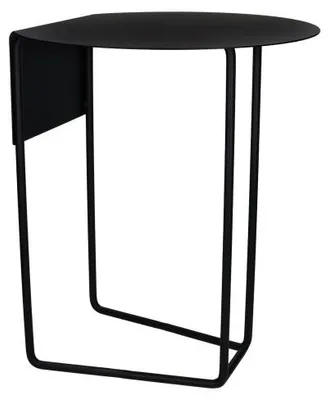 Immagine prodotto di Tavolino ausiliario Pomax, nero, diametro 40 x altezza 48 cm