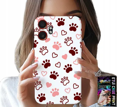 Obrázok produktu pre Puzdro pre Samsung Xcover 7 Pro - Psie labky na bielom pozadí, pes, mačka, medvedík