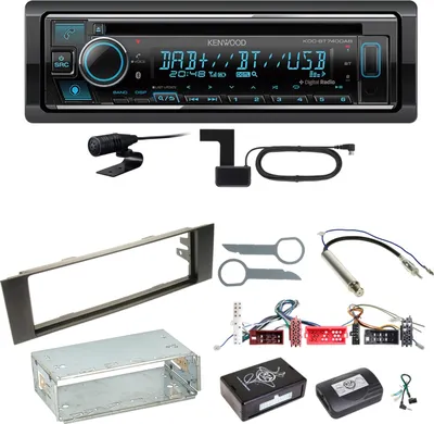 Produktbild von Kenwood KDC-BT740DAB Digitalradio Bluetooth Einbauset für Audi A3 8P 8PA