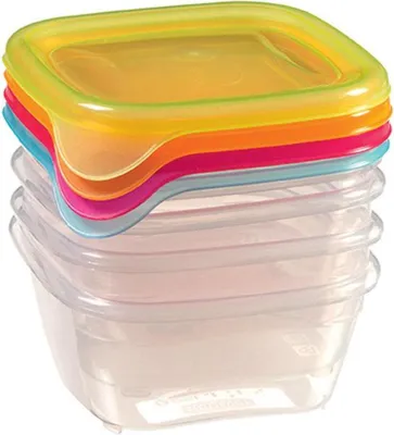 Obrázek produktu pro Curver® Fresh&Go box set 4x 250 ml, mix, 11x9x11 cm