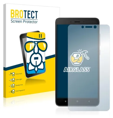 Produktbild von BROTECT Schutzglas für Xiaomi Redmi Note 4 Schutzfolie Panzer Folie Glas Display Schutz klar