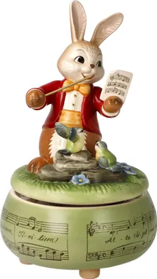 Produktbild von Goebel Figur Spieluhr Frühlingskonzert, Steingut, Bunt, 18.5 cm, 66846471
